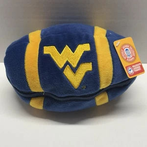 West Virginia Mountaineers Plushland Stuffed Bear in a Football March Of Dimes - Picture 1 of 7