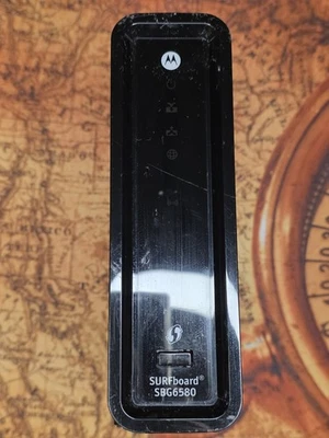 Motorola SURFBOARD SBG6580 Black Ethernet Dual Band DOCSIS 3.0 Wi-Fi Cable Modem - Image 1 of 3