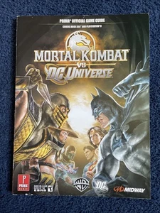 Mortal Kombat vs DC Universe Prima Official Strategy Guide (PS3 & Xbox 360) - Picture 1 of 3