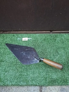 Vintage 12” Inch Bricklayers Trowel Wooden Handle Old Tool (#197) - Picture 1 of 9