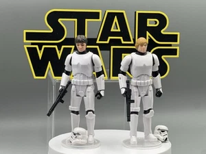 Vintage Custom Star Wars Figure Set Luke & Han Stormtroopers 1:18 - Picture 1 of 11