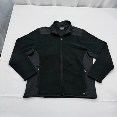 RLX Ralph Lauren Chaqueta Polar Cremallera Completa Para Hombres 2XL Negro Manga Larga Bolsillos Abrigo Foto 1 de 4