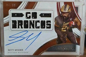 Skyy Moore 2022 Immaculate College RPA On Card 89/99 Kansas City Chiefs - Bild 1 von 2