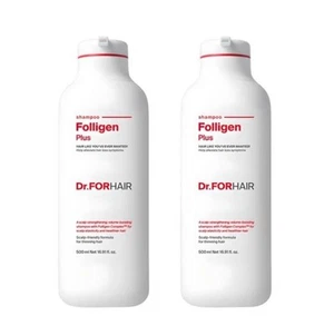 Dr.FORHAIR Folligen Plus Hair Loss Relief & Volume Boosting Shampoo 500ml x 2 - Picture 1 of 1