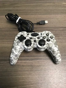 Snakebyte SBO1426 PS3 Wired Controller Camo For PlayStation 3 Gray Very Good 1E - Picture 1 of 3