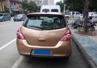 Factory Style Spoiler Wing Fit 2006-2010 Nissan Versa Tiida Hatchback Unpainted - Image 1 of 4