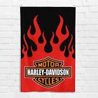 Pour Harley Davidson logo moto 3x5ft bannière garage décoration murale panneau