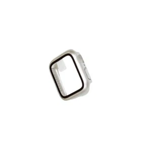 For Apple Watch iWatch Series 8 45mm Silver Screen Protector Case Full Cover - Picture 1 of 6