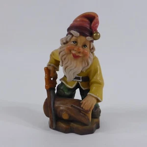 Figura de madera enano leñador talla de madera Oberammergau pintada 9,5 cm (16) - Imagen 1 de 13