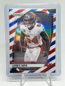 2021 Panini Prizm - Lavonte David #297 Red White & Blue Prizm - Picture 1 of 2