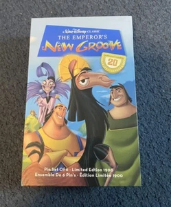 Disney Store The Emperor's New Groove 20 Aniversario Juego de 6 Pin Set Limitado - Imagen 1 de 3