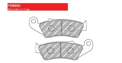 FRONT BRAKE PADS KAWASAKI KX 450 F 2006 2007 2008 2009 2010 2011 2012 - Image 1 of 2