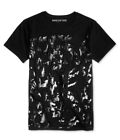 Ring Of Fire Mens Gel-Print Camo Graphic T-Shirt, Black, Large