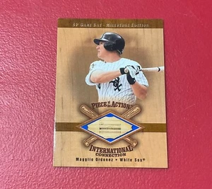 2001 SP Game Bat Milestone Magglio Ordonez Piece of the Action White Sox #I-MO - Picture 1 of 2