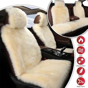 Universal Winter Plush Car Seat Cushion Universal Warm Car Chair Mat  Car Decor