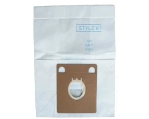 6 Eureka Style V Vacuum Bags, Power Team, Powerline, Canisters, World Vac, Home - Picture 1 of 2