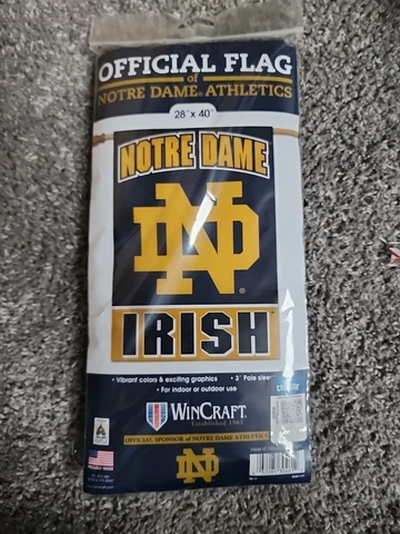 Notre Dame Athletics Official Flag Cover