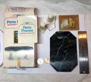 1:12 Vintage Petite Princess Fantasy Miniature Furniture Marble Table W/ Box #S - Picture 1 of 12