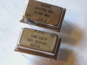 (2PCS) Motorola 4000 Mhz 4 Pin Crystal Oscillator Clock - Picture 1 of 2