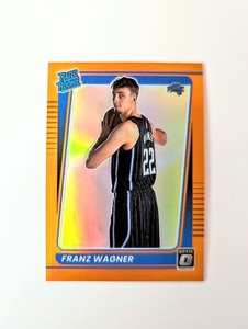 Franz Wagner Orange Holo 3/199 **2021-22 Donruss Optic