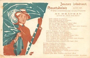 Suisse - NEUCHÂTEL - Jeunes Libéraux Neuchâtelois - Fête cantonal aux Ponts - Imagen 1 de 2