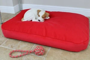 Bean Bag Dog Bed, Medium Cushion Mattress Dog Bed, Washable Pillow Crate Dog Bed - Picture 1 of 8