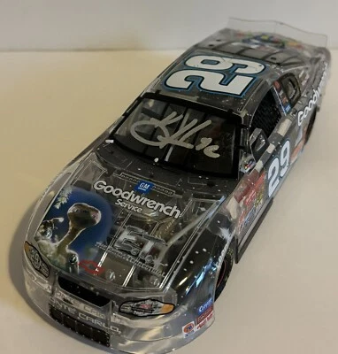 Kevin Harvick Firmado 2002 NASCAR #29 GM Goodwrench/E.T. Diecast transparente escala 1:24 Foto 1 de 4
