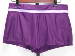 Zero Xposur Swimwear Shorts NWOT Size S Purple Pull On Elastic Waist - Picture 1 of 3