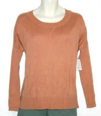 Suéter Rachel Roy Talla L Mujer Naranja Manga Larga Cuello Barco Gran Tamaño Nuevo con Etiquetas $69 Foto 1 de 2