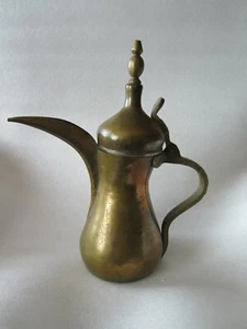 Original Antique Islamic Arabic Dallah Turkish Coffee Teapot w/ Makers Marks - Picture 1 of 11