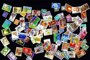 Weltweite Briefmarkenlose: Irland EIRE - 100 verschiedene gebrauchte Briefmarken - Bild 1 von 2