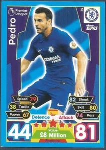 Topps Match Attax 2017-18 - #089 - Chelsea - Pedro - Bild 1 von 1