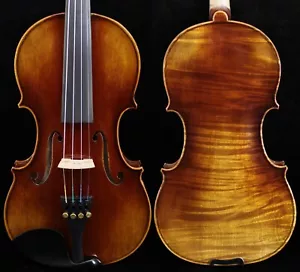 Increíble violín hecho a mano 3/4 después de Guarneri del Gesu 1743 violín de cañón 3/4 - Imagen 1 de 12