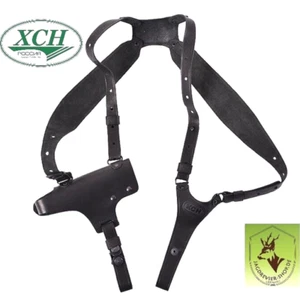 Verstellbar Leder- Schulterholster HSN für mittlere Pistole CZ, Colt, Walther 99 - Picture 1 of 6