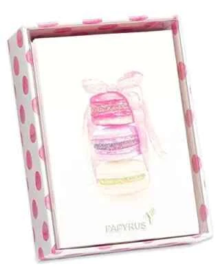 Papyrus Stack of Macarons Boxed Blank Note Cards with 14-Count Macaron - Image 1 of 4