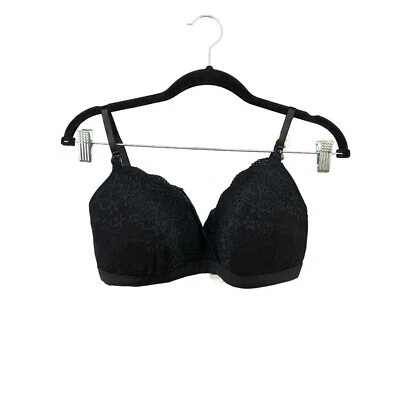  Sujetador de lactancia Motherhood Intimates Mia negro talla M encaje capa ajustable Foto 1 de 4