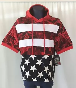 Herren Gr. L rot weiß & blau von America Goods Co - feiern 4. Juli - sehr schön - Bild 1 von 9