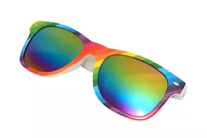 Rainbow Sunglasses - Pride Festival LGBTQ Glasses - rainbow Lens - Picture 1 of 6