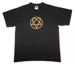 HIM Heartagram T Shirt Uomo M Vintage Bam Margera - Foto 1 di 6