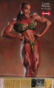 Ironman Magazine 01/1995 Lenda Murray Dorian Yates Poster Jodi Friedman Fine+ - Imagen 1 de 7
