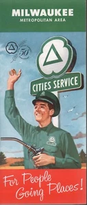 Hoja de ruta de servicio de ciudades 1960: área metropolitana de Milwaukee nuevo de lote antiguo - Imagen 1 de 1
