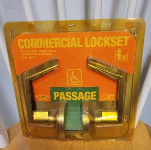 Tell Commercial Heavy Duty Entry Door Handle Lock Set / NEW - Picture 1 of 4
