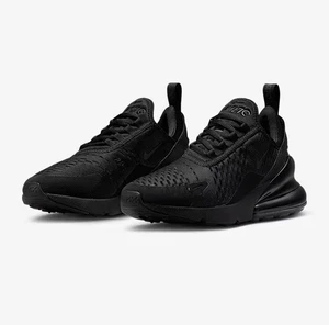 Nike Air Max 270 'Triple Black' Women's Size US 8 Casual Sneakers Rare New✅ - Picture 1 of 8