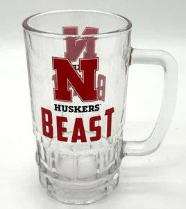 Tazza Tankard in vetro Nebraska Cornhuskers Beast 18 oz. NCAA Team Sports America - Foto 1 di 2