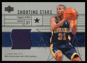 2003-04 Upper Deck Shooting Stars Jersey #SSRM Reggie Miller - Picture 1 of 2
