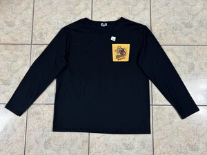 Camiseta Shiner Bock Talla 2XL Negra Manga Larga Bolsillo Logo Camiseta - Imagen 1 de 7