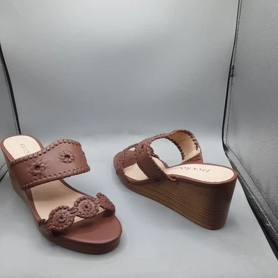 Sandalias de cuña Jack Rogers Caroline para mujer 8,5 M marrón moca  Foto 1 de 4