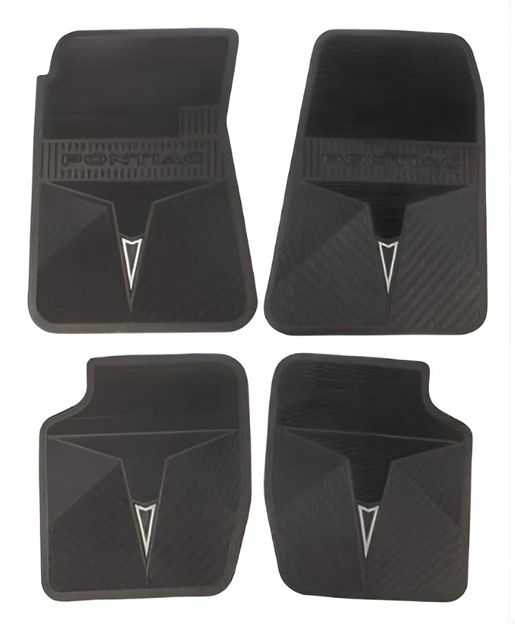 Alfombrillas Pontiac 1969-72 tamaño completo accesorios, negras Foto 1 de 1