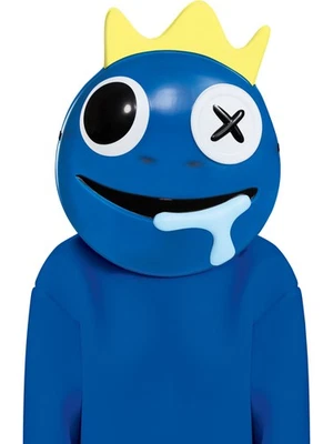 Acessório fantasia infantil arco-íris amigos máscara azul - Imagem 1 de 2