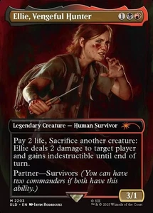 1x - Ellie, Vengeful Hunter - Borderless #2203 - Secret Lair: Playstation MTG - Bild 1 von 1